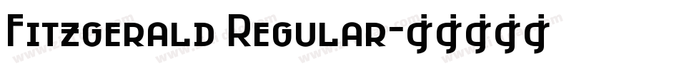 Fitzgerald Regular字体转换